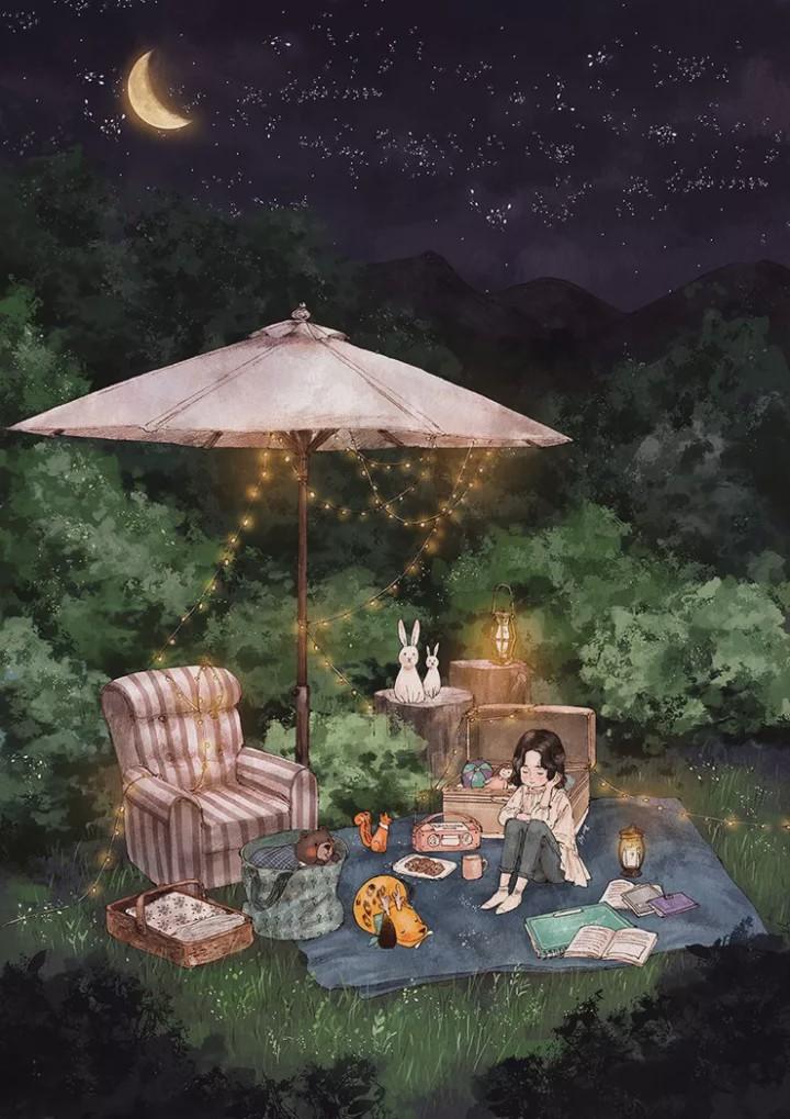 村民清早偶遇呆萌羚牛还深情对视